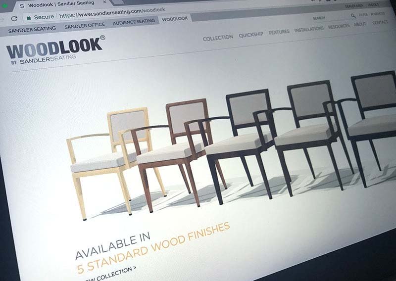 woodblock furniture website development