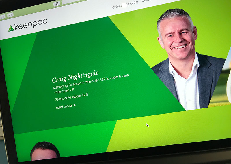 meet the team website page for Keenpac