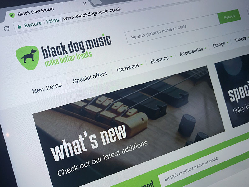 music supplies ecommerce site